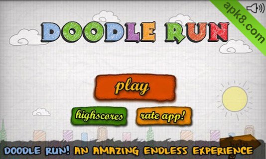 涂鸦先生奔跑:Doodle Run