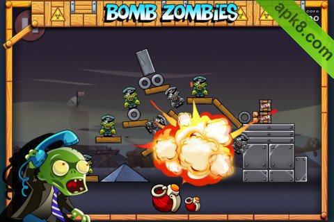炸弹僵尸 平板游戏:Bomb The Zombies