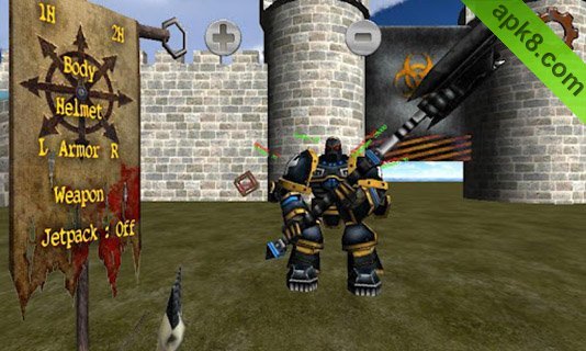 3D机器人斗士:Gladiator Robot Builder 3D
