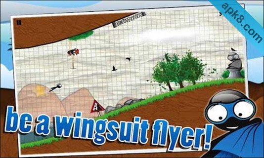 滑翔火柴人 高清版:Wingsuit Stickman
