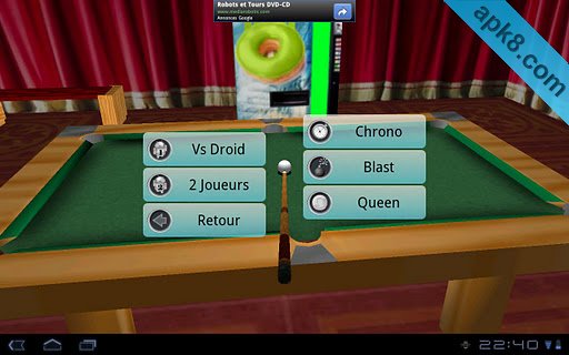 3D高清台球:DroidPool 3D
