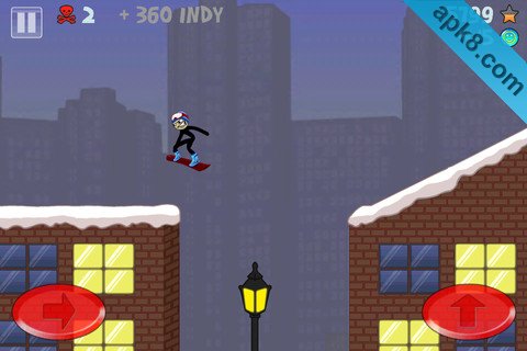 火柴人滑雪:Stickman Snowboarder