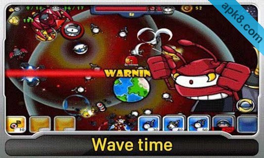 卡通防御:太空战争:Cartoon Defense: Space wars