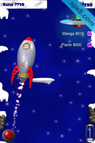 涂鸦太空企鹅:Doodle Space Pingouin HD