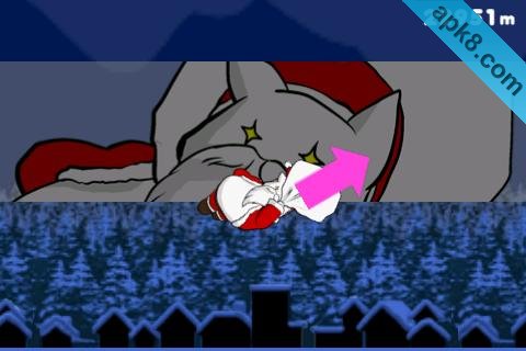 飞天圣诞猫:Flying Santa Cat