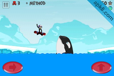 火柴人滑雪 HD:Stickman Snowboarder
