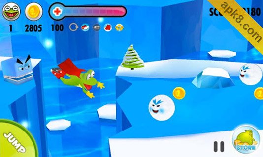 冰上青蛙:Frog on Ice