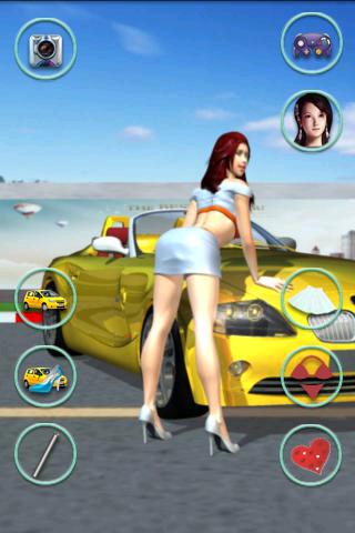 会说话的车模:Talking Beautiful Car Girl