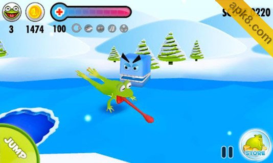 冰上青蛙 平板游戏:Frog on Ice