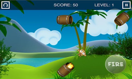 猴子桶：Monkey Barrel Game