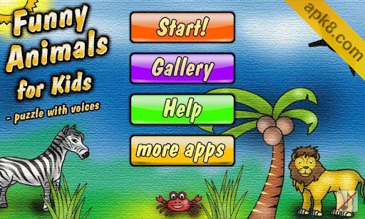 儿童动物乐园 高清版:Funny Animals for Kids