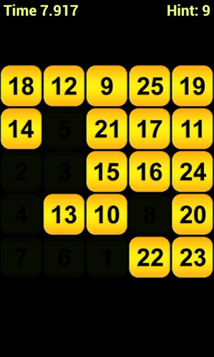 快速按数字：Touch The Numbers
