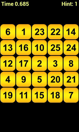 快速按数字：Touch The Numbers