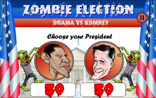 僵尸选举:Zombie Election Obama / Romney