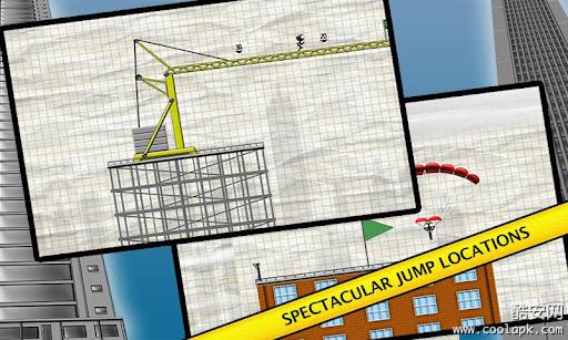 火柴人跳楼 高清版:Stickman Base Jumper