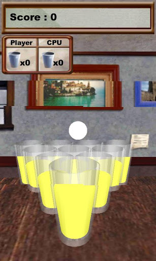 啤酒杯:Beer pong