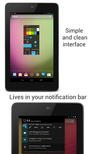 截图注释:Ink Over Apps