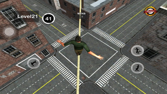 3D高空走钢丝:TightRope Walker
