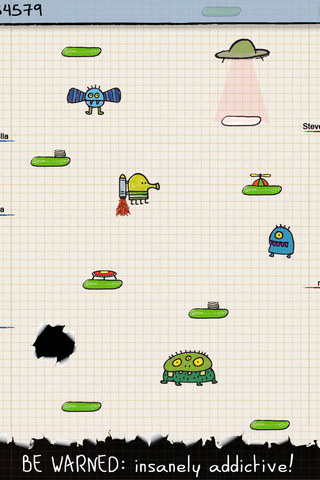 涂鸦跳跃：Doodle Jump