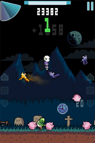 踩高跷：Skullpogo
