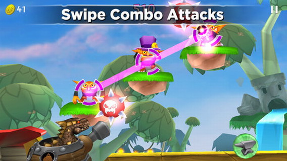画面劲爆的第三人称射击游戏大作：小龙斯派罗巡逻者：Skylanders Cloud Patrol