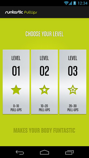 引体向上运动助理:Runtastic Pull-Ups PRO