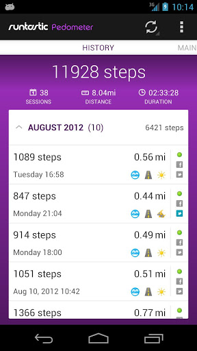 Runtastic计步器:Runtastic Pedometer PRO