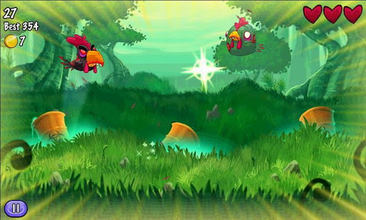 僵尸鸡切割：Zombie Chickens Free