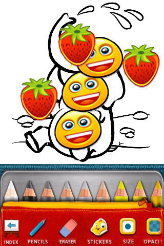 儿童彩色涂鸦画画板