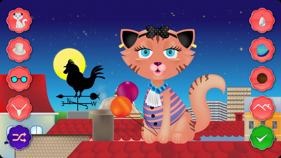 Kitty猫装扮游戏