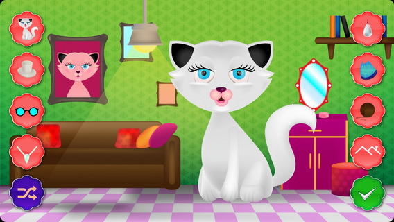 Kitty猫装扮游戏