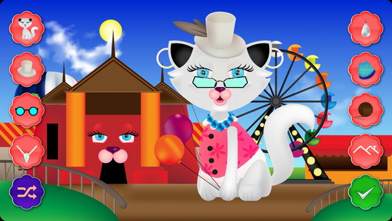Kitty猫装扮游戏