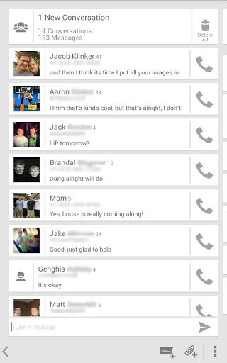 滑行短信SlidingMessaging