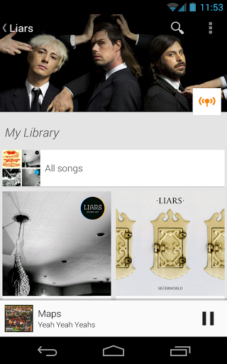 Google Play 音乐:Google Play Music