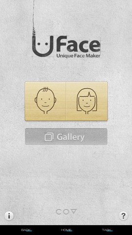 Uface面部素描:Uface - Unique Face Maker