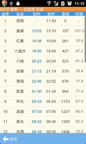 极品时刻表