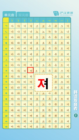 韩语发音表