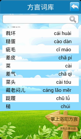 掌上洛阳方言