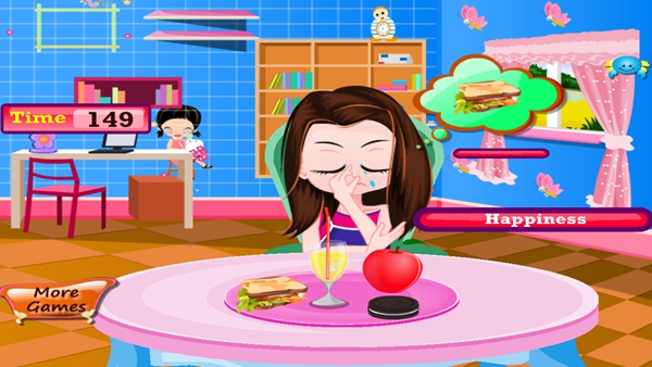 宝宝照顾小女孩
