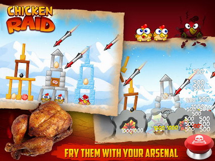 捣蛋的小鸡：Chicken Raid FREE