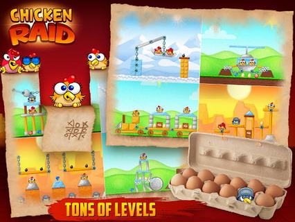 捣蛋的小鸡 高清版：Chicken Raid FREE