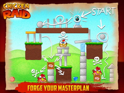 捣蛋的小鸡 高清版：Chicken Raid FREE