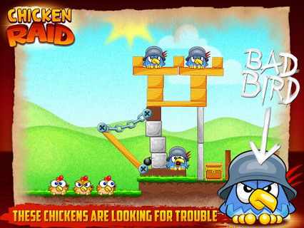 捣蛋的小鸡 高清版：Chicken Raid FREE