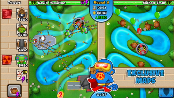 猴子塔防对战版:Bloons TD Battles