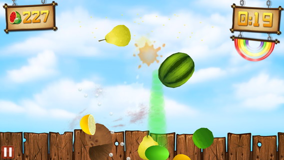 水果忍者大战彩虹糖:Fruit Ninja vs Skittles