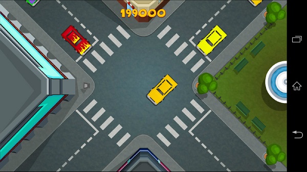 十字路口的汽车