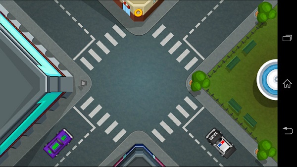 十字路口的汽车