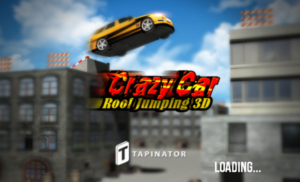 疯狂的赛车：屋顶跳跃：Crazy Car Roof Jumping 3D