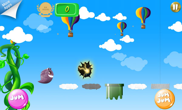 云霄跳跃：Jump Jump Sky