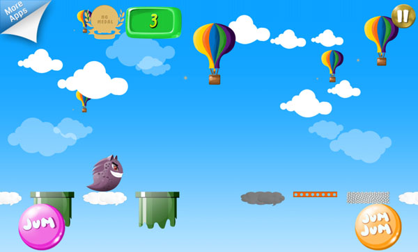云霄跳跃：Jump Jump Sky